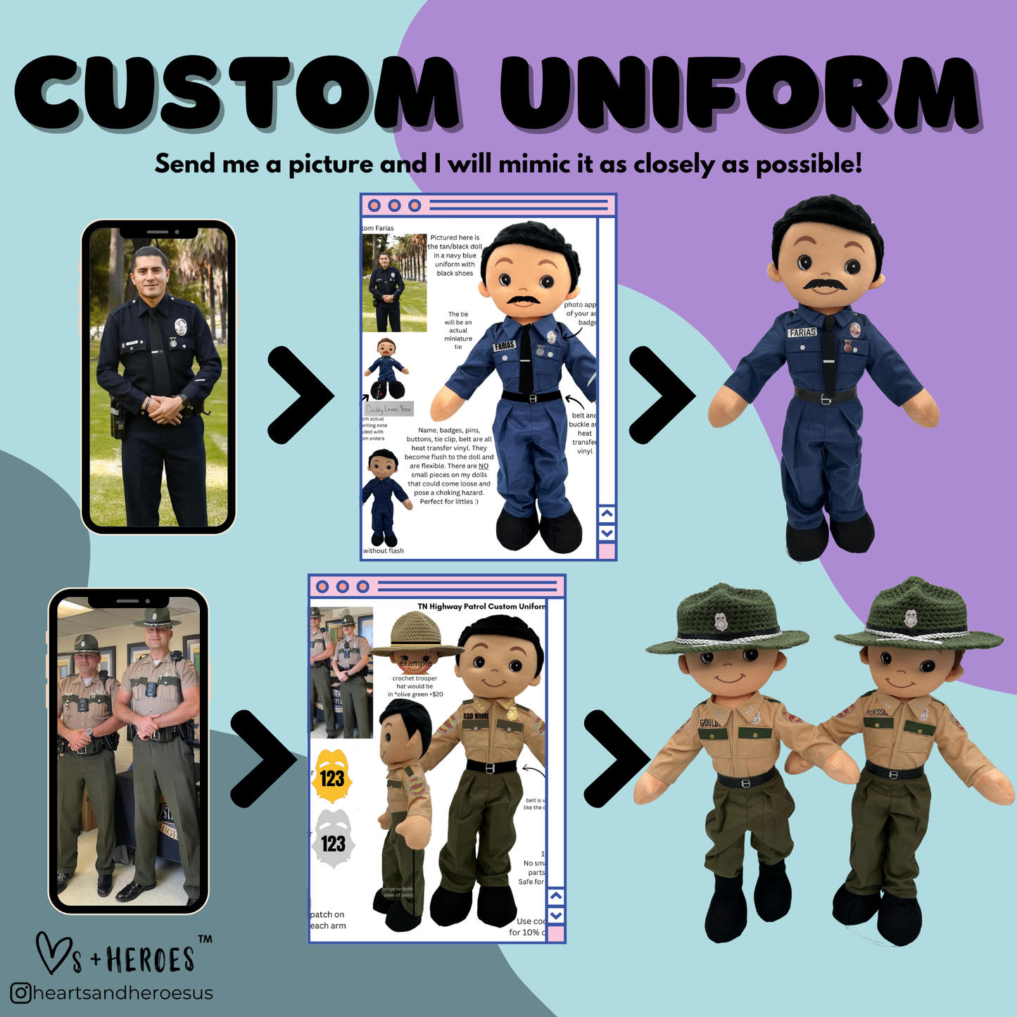 Custom Doll Uniform