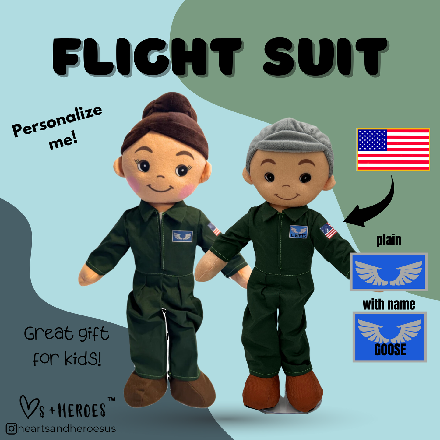 Flight Suit Doll