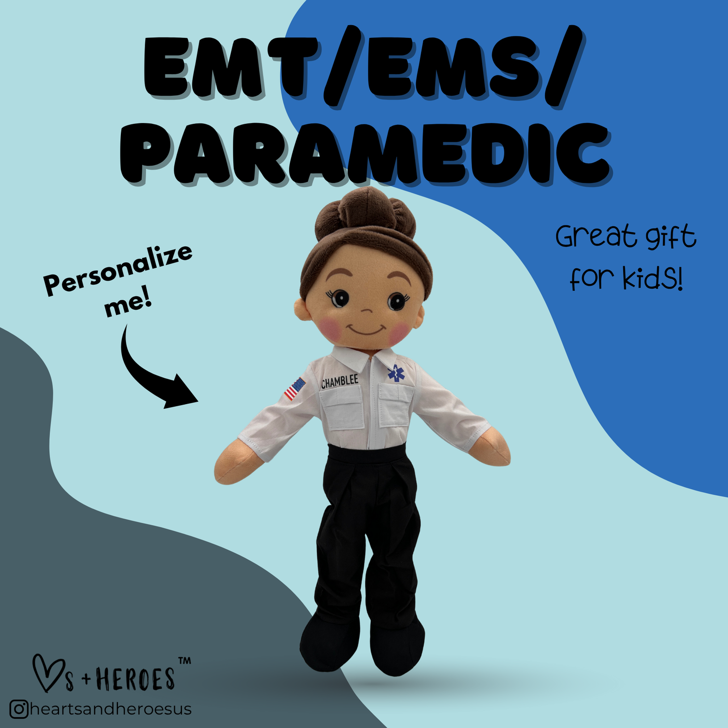 EMS/ EMT/ Paramedic Doll