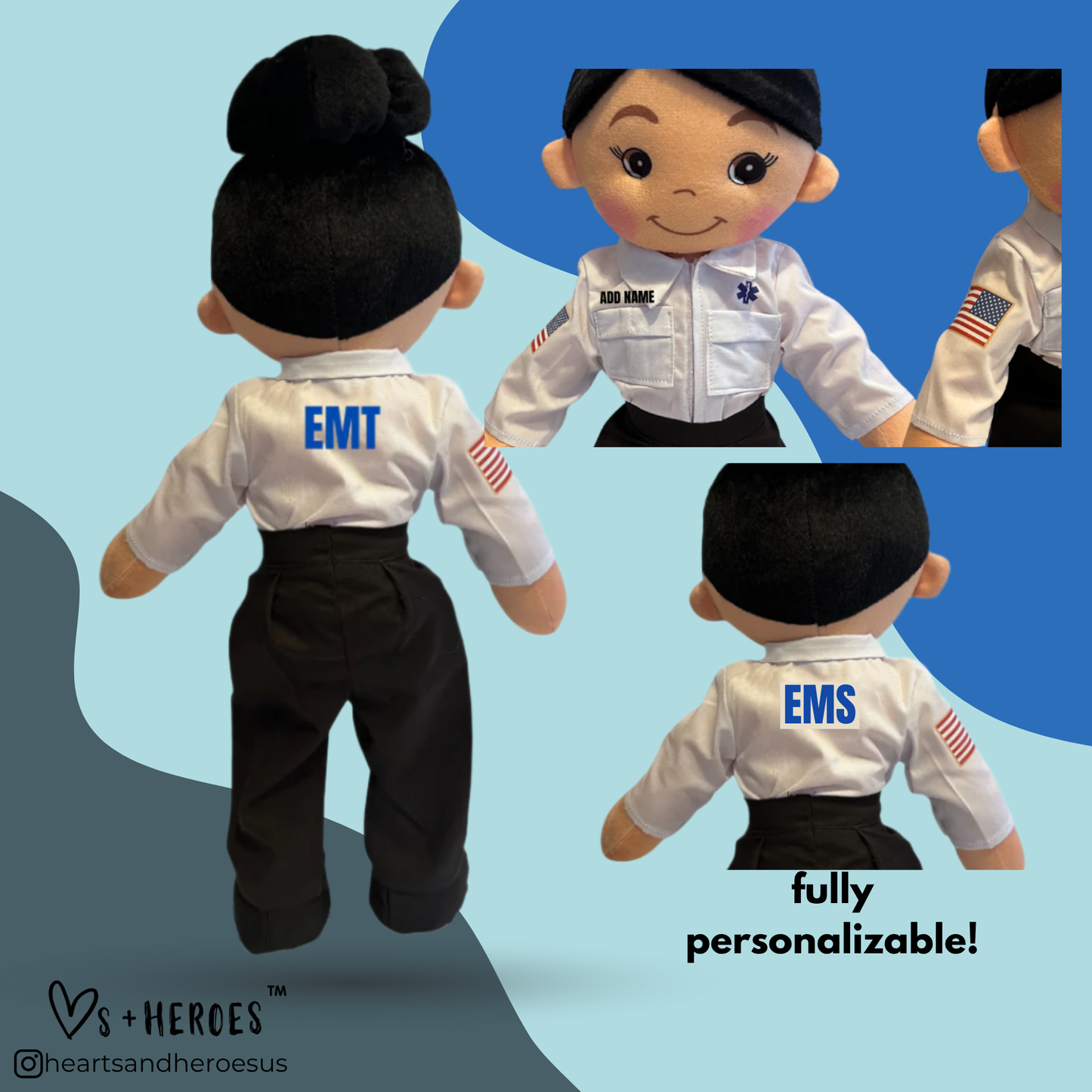 EMS/ EMT/ Paramedic Doll