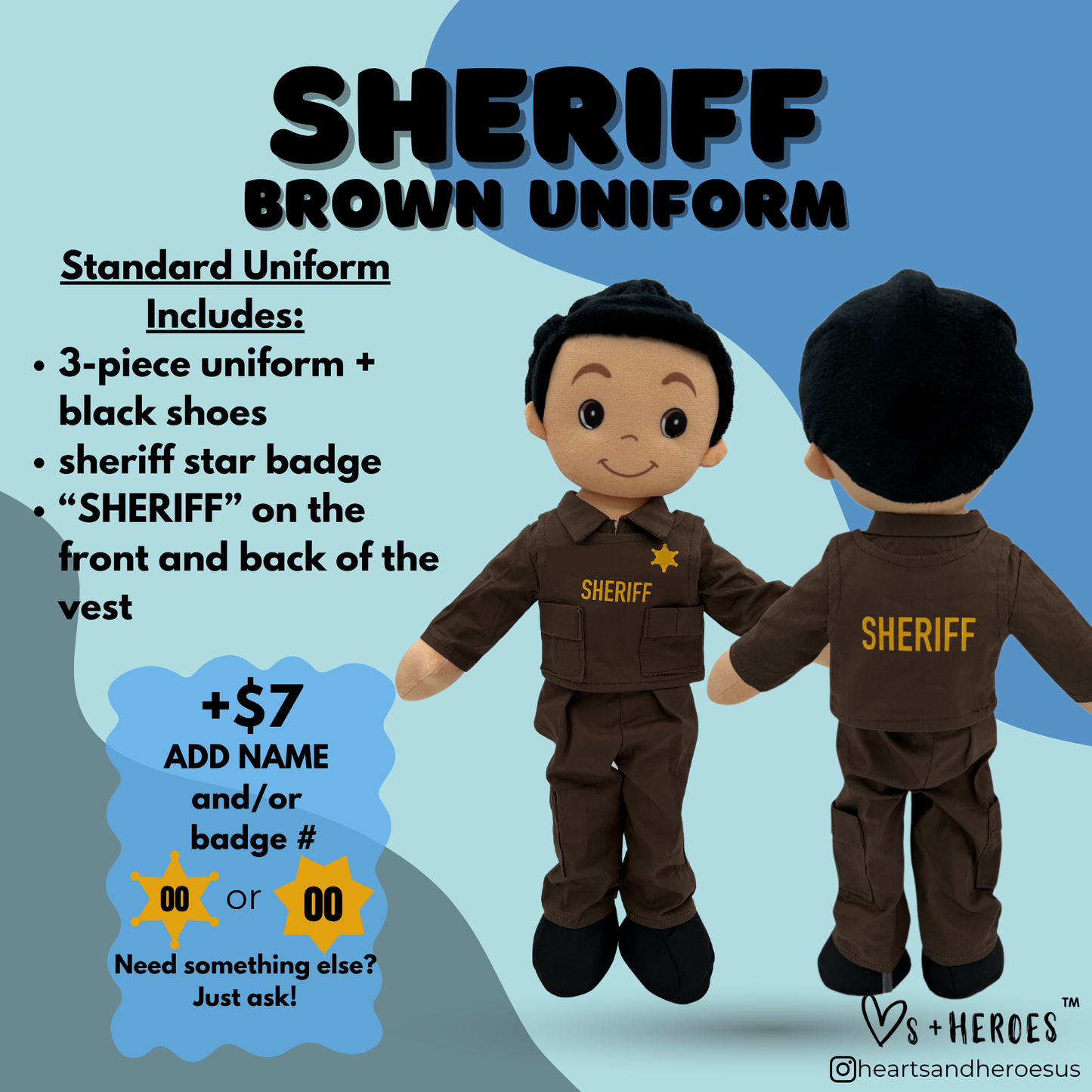 Sheriff Doll (Brown)