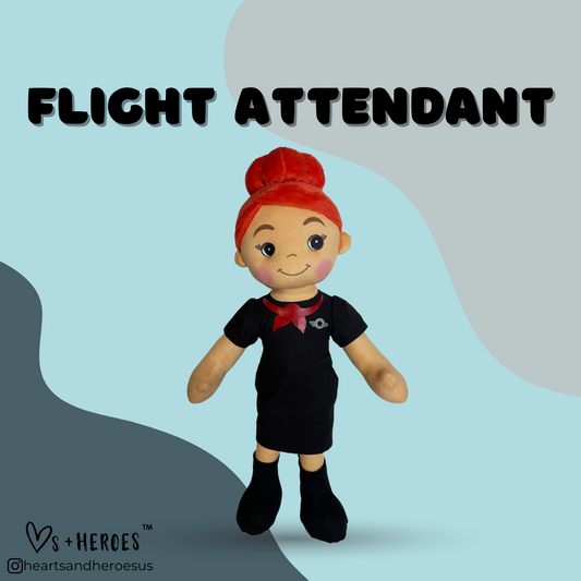 Flight Attendant Doll (Dress)