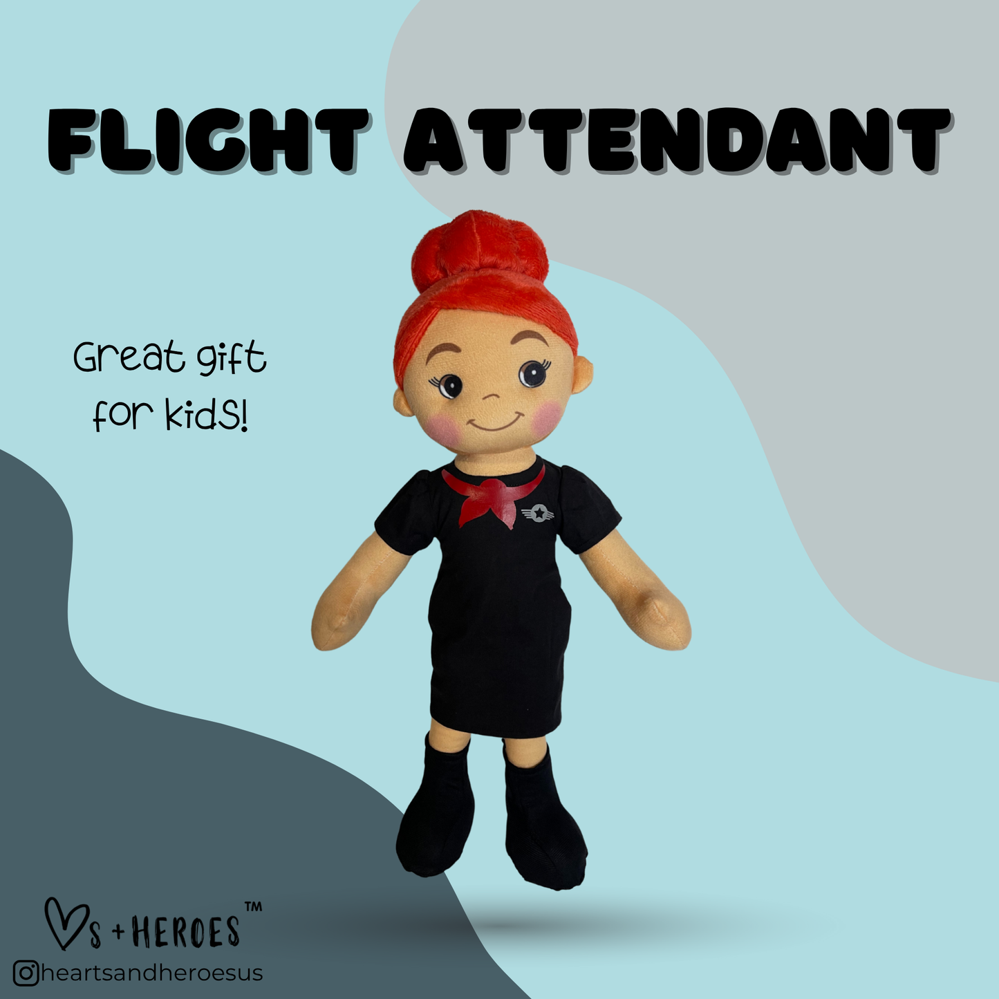 Flight Attendant Doll (Dress)
