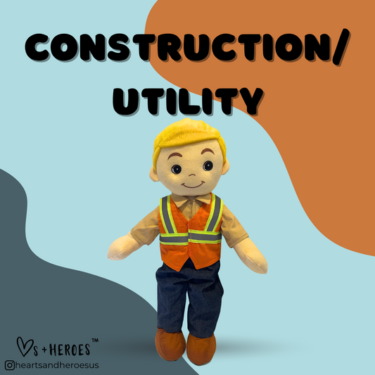 Construction Worker or Utility Worker Doll