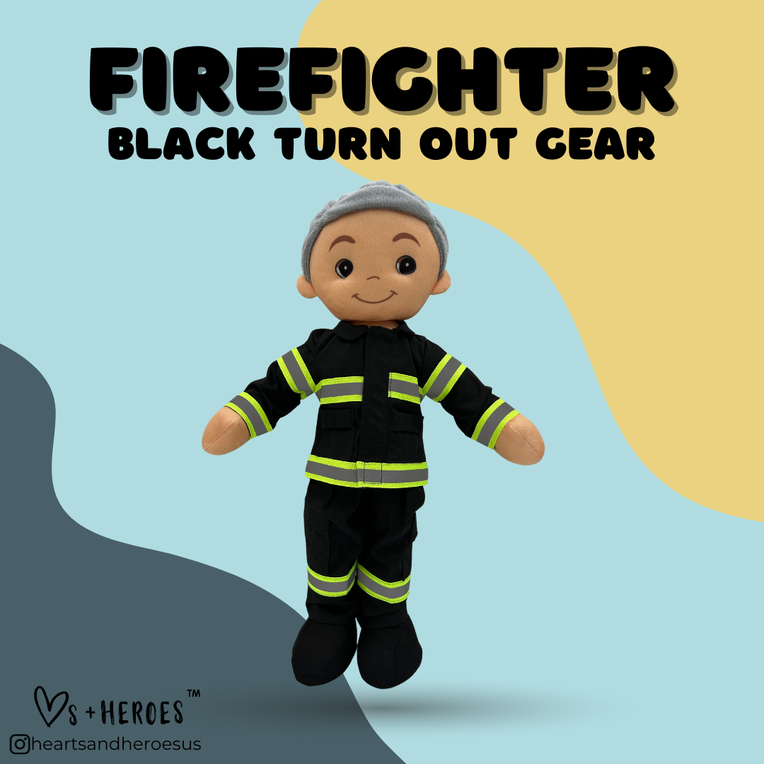 Firefighter Doll (Black PPE)