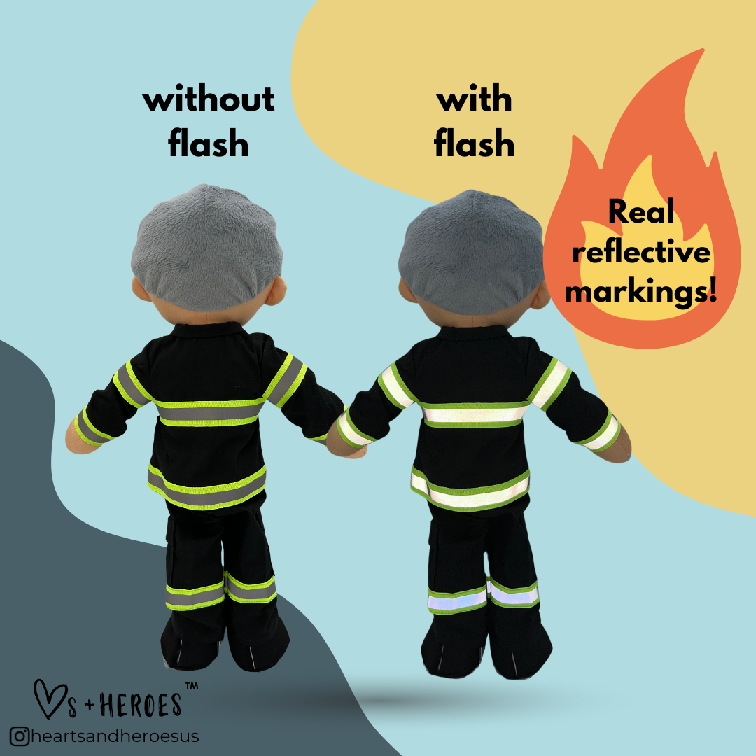 Firefighter Doll (Black PPE)