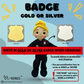 Police Officer Doll (Black Uniform) Law Enforcement Officer