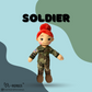 Soldier Army Doll
