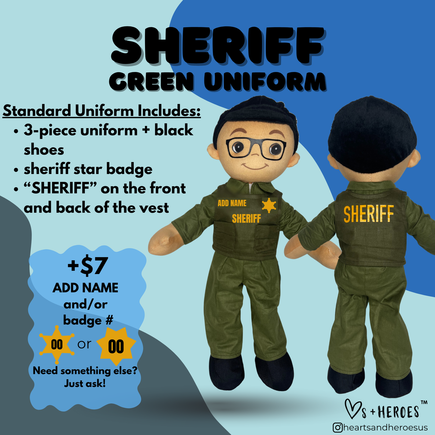 Sheriff Doll (Green)